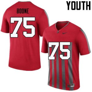 NCAA Ohio State Buckeyes Youth #75 Alex Boone Throwback Nike Football College Jersey OZE3345XF